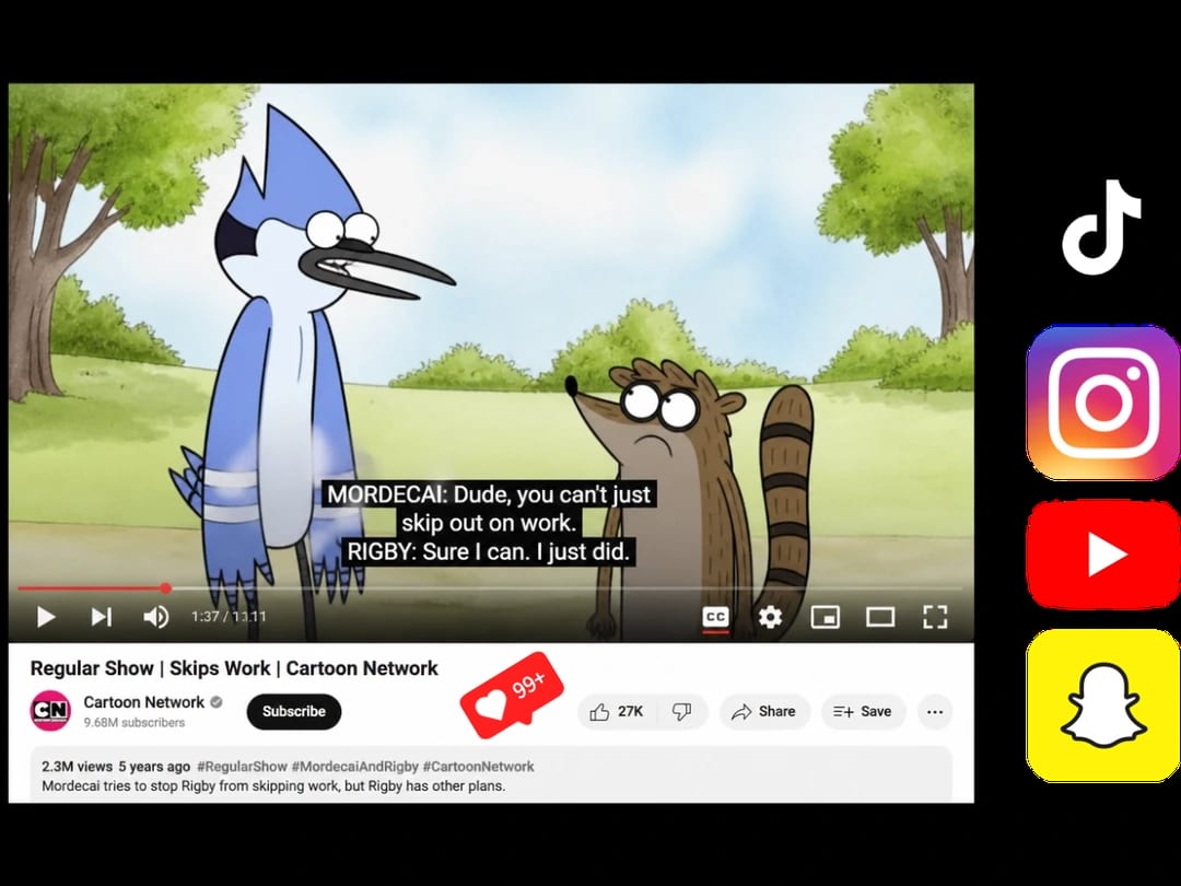 Seedance 2.5 social video example formatted for YouTube, TikTok, Instagram, and Snapchat